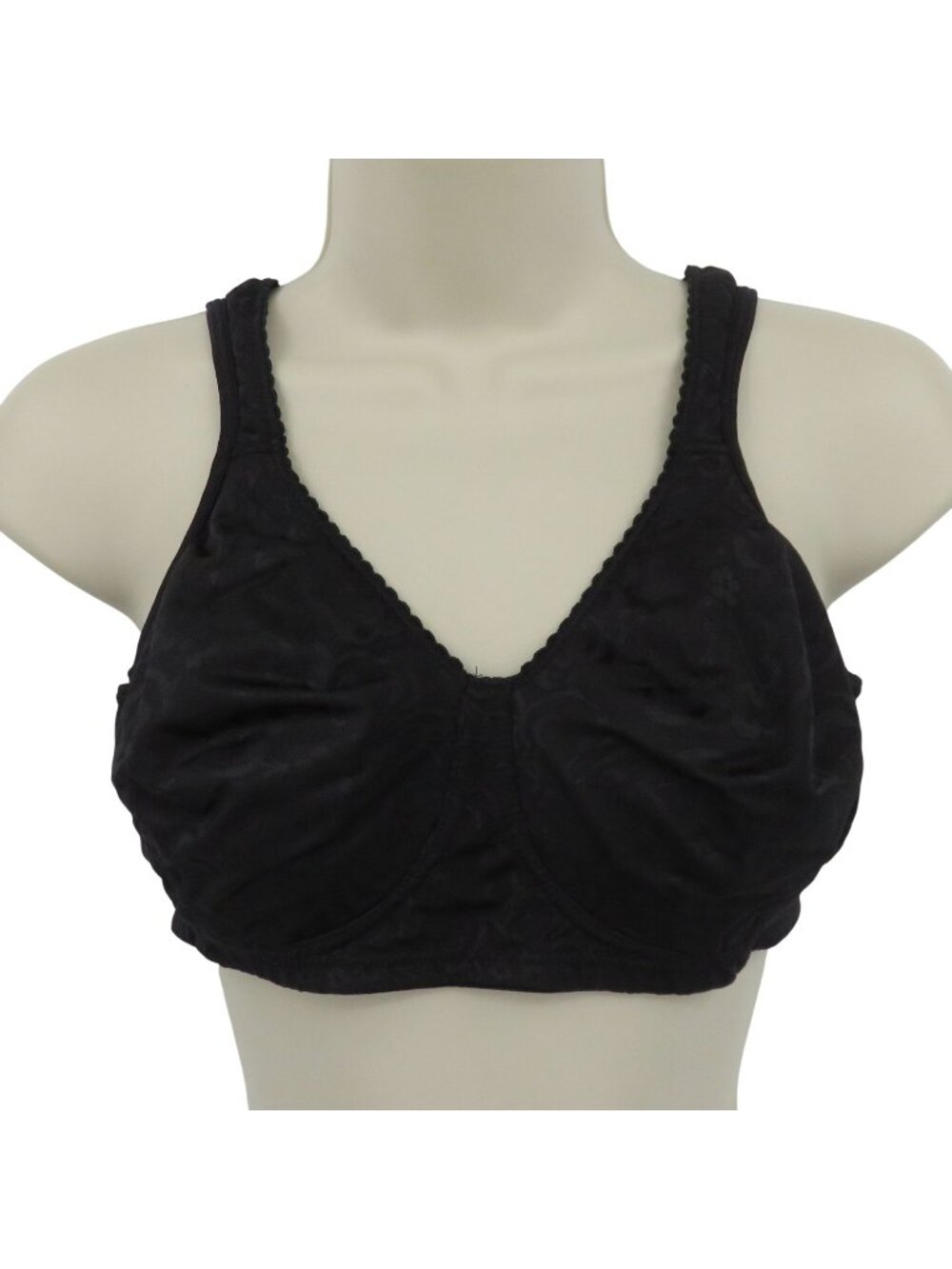 Playtex 38D Womens Bra 4745 Playtex 18 Hour Ultimate Lift Support Wireless Black